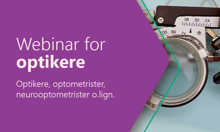 Webinar for optikere