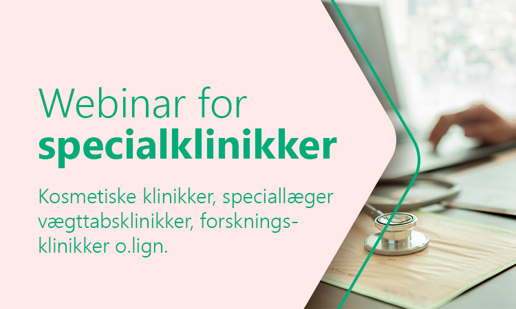 Webinar for specialklinikker